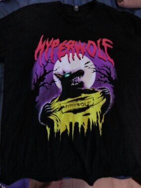 Mens XL Hyperwolf Halloween Shirt-Good Condition-No Tags